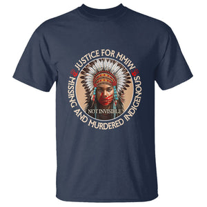 MMIW T Shirt Justice For Missing Murdered Indigenous Women Girl TS09 Navy Printyourwear