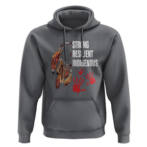 MMIW Hoodie Strong Resilient Indigenous Women Native American TS09 Charcoal Printyourwear
