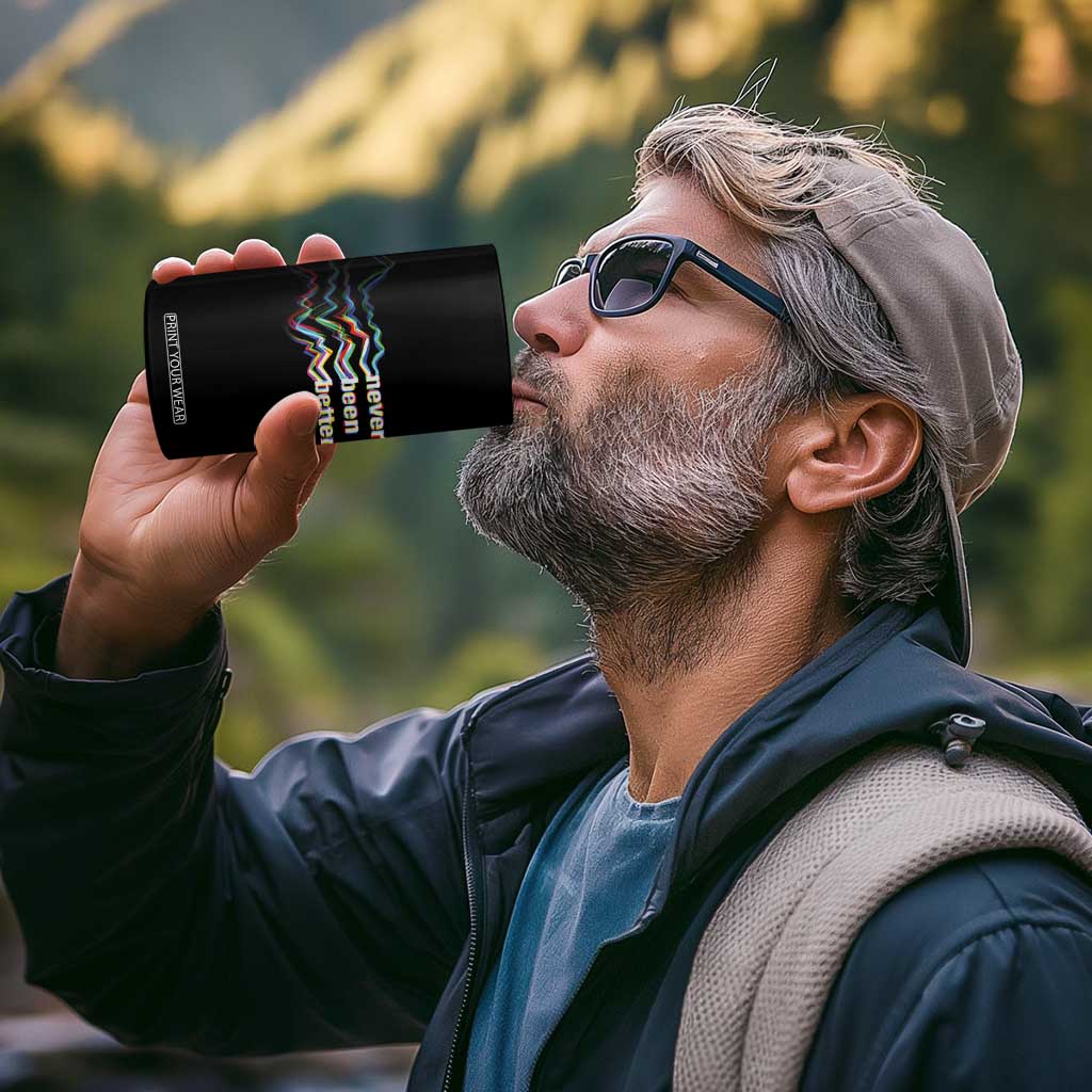 Mental Health 4 in 1 Can Cooler Tumbler Existential Dread Never Been Better Vaporwave Typography Aesthetic TS09 Print Your Wear