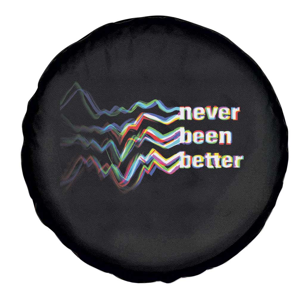 Mental Health Spare Tire Cover Existential Dread Never Been Better Vaporwave Typography Aesthetic TS09 Print Your Wear