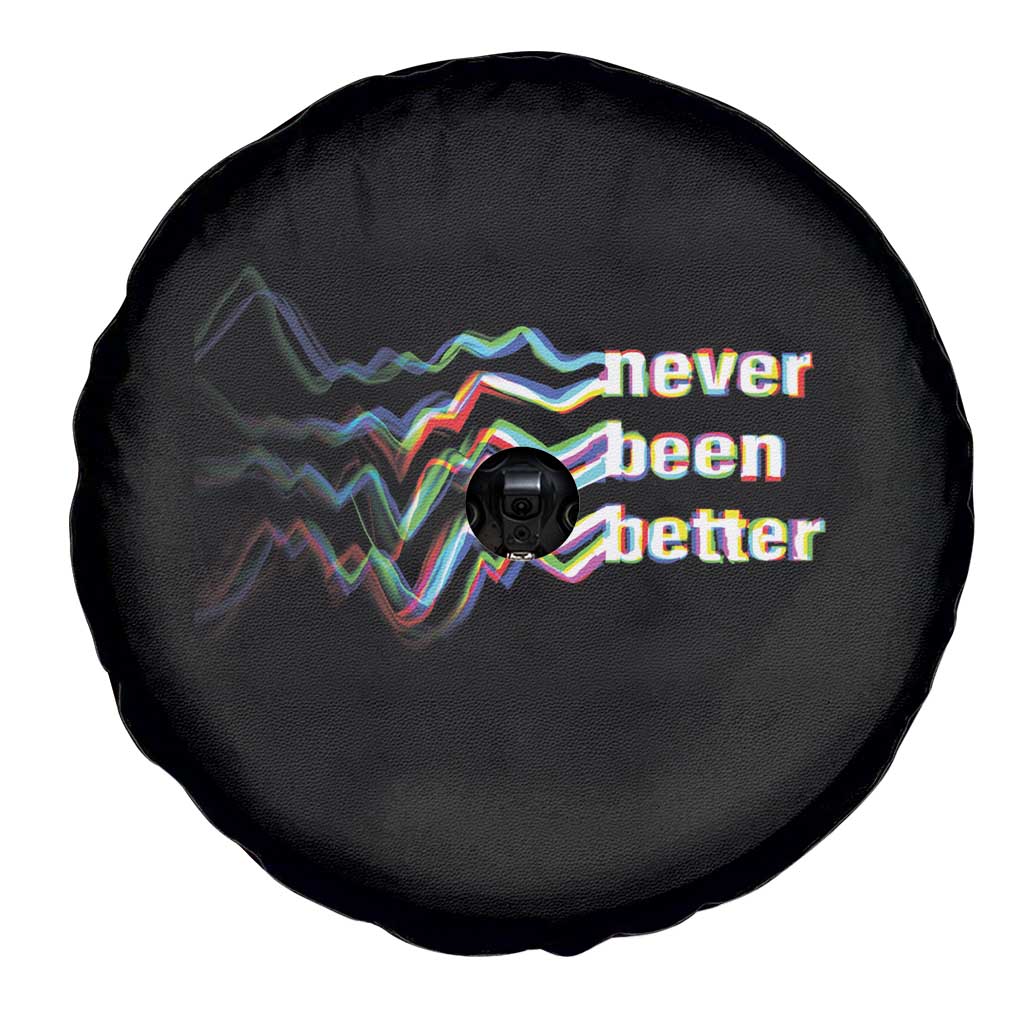 Mental Health Spare Tire Cover Existential Dread Never Been Better Vaporwave Typography Aesthetic TS09 Print Your Wear