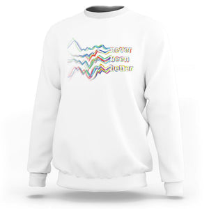 Mental Health Sweatshirt Existential Dread Never Been Better Vaporwave Typography Aesthetic TS09 White Printyourwear