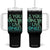 Mental Health Crisis Tumbler With Handle You Only Live Once Good I'm Not Doing This Shit Skeleton Existential Dread TS09 One Size: 40 oz Black Print Your Wear