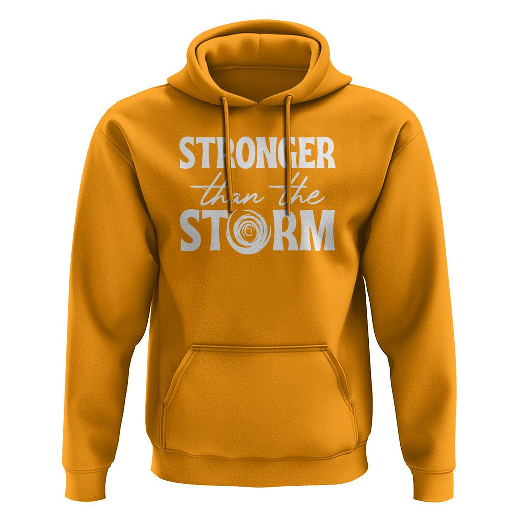 Mental Health Awareness Hoodie Stronger Than The Storm Warrior TS09 Gold Printyourwear