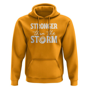 Mental Health Awareness Hoodie Stronger Than The Storm Warrior TS09 Gold Printyourwear