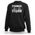 Mental Health Awareness Sweatshirt Stronger Than The Storm Warrior TS09 Black Printyourwear