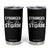 Mental Health Awareness Tumbler Cup Stronger Than The Storm Warrior TS09 Black Print Your Wear