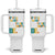 Mental Health Tumbler With Handle If You Want To Be Happy, Be. TS09 One Size: 40 oz White Print Your Wear