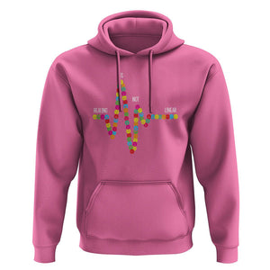 Mental Health Hoodie Healing Is Not Linear Emotion Faces TS09 Azalea Printyourwear