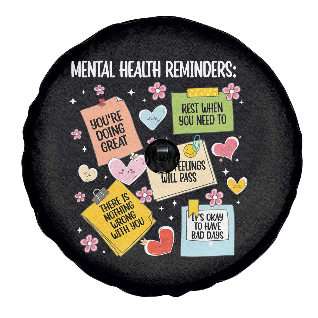 Mental Health Reminders Motivation Spare Tire Cover TS09 Print Your Wear