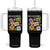 Mental Health Reminders Motivation Tumbler With Handle TS09 One Size: 40 oz Black Print Your Wear