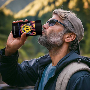 Mental Health 4 in 1 Can Cooler Tumbler Mentally Ill But Totally Chill Emotion Faces TS09 Print Your Wear