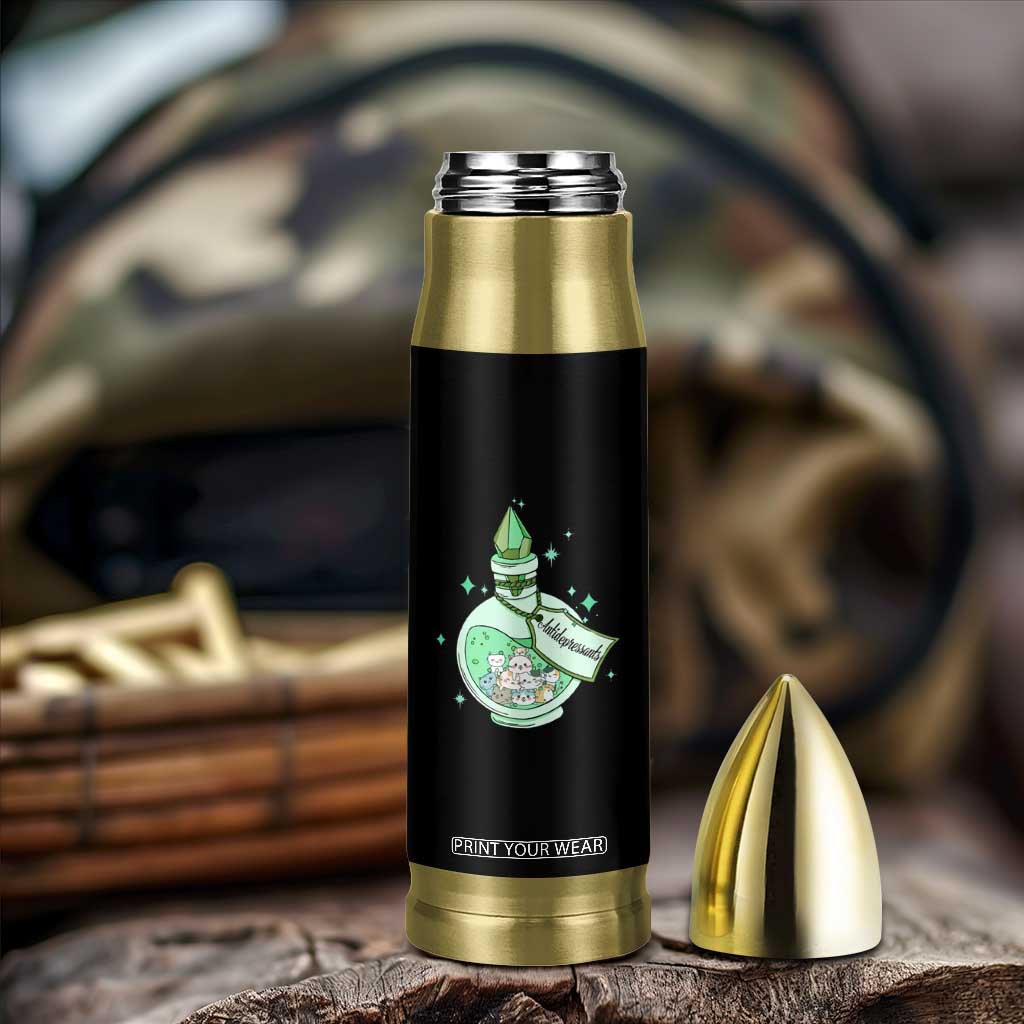 Mental Health Cat Lover Bullet Tumbler Antidepressants Cat Cute Pill TS09 Print Your Wear