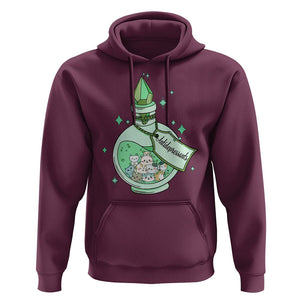 Mental Health Cat Lover Hoodie Antidepressants Cat Cute Pill TS09 Maroon Printyourwear