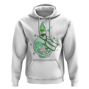Mental Health Cat Lover Hoodie Antidepressants Cat Cute Pill TS09 White Printyourwear