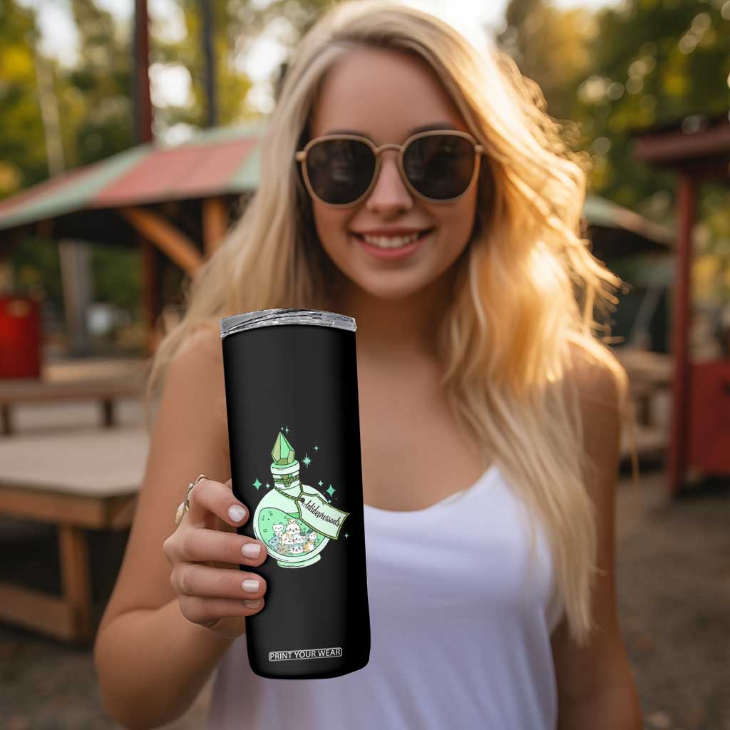 Mental Health Cat Lover Skinny Tumbler Antidepressants Cat Cute Pill TS09 Print Your Wear