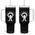 Your Feelings Are Valid Emotion Faces Mental Health Tumbler With Handle TS09 One Size: 40 oz Black Print Your Wear
