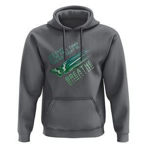Suicide Prevention Awareness Hoodie It's Okay If The Only Thing You Do Today Is Breathe Aesthetic Butterfly Mental Health TS09 Charcoal Printyourwear