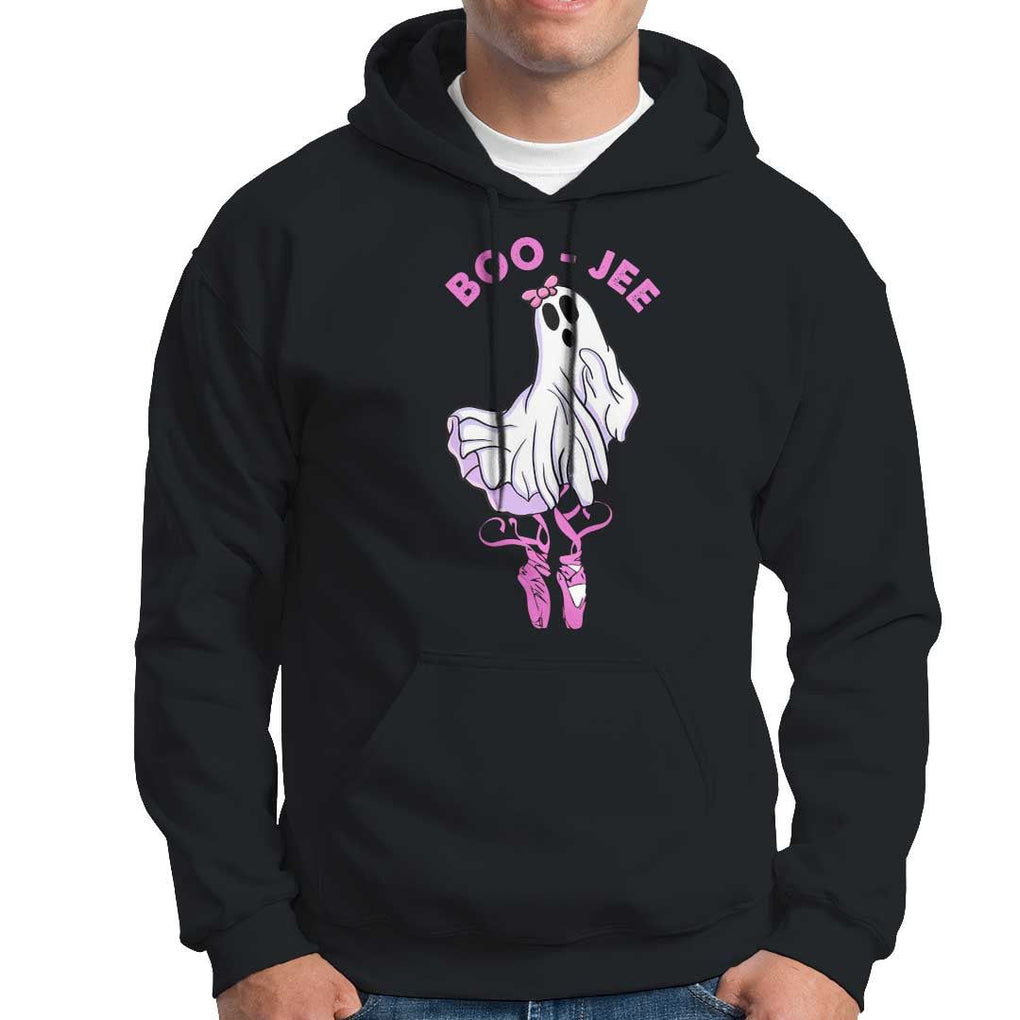 Halloween Hoodie Boo-Jee Ballerina Spooky Season Cute Ghost TS09 Black Print Your Wear