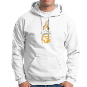 Cat Owner Hoodie Sorry I'm Late My Cat Was Sitting On Me TS09 White Print Your Wear