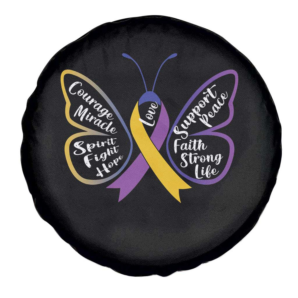 Fight Bladder Health And Cancer Awareness Butterfly Spare Tire Cover TS09 Print Your Wear