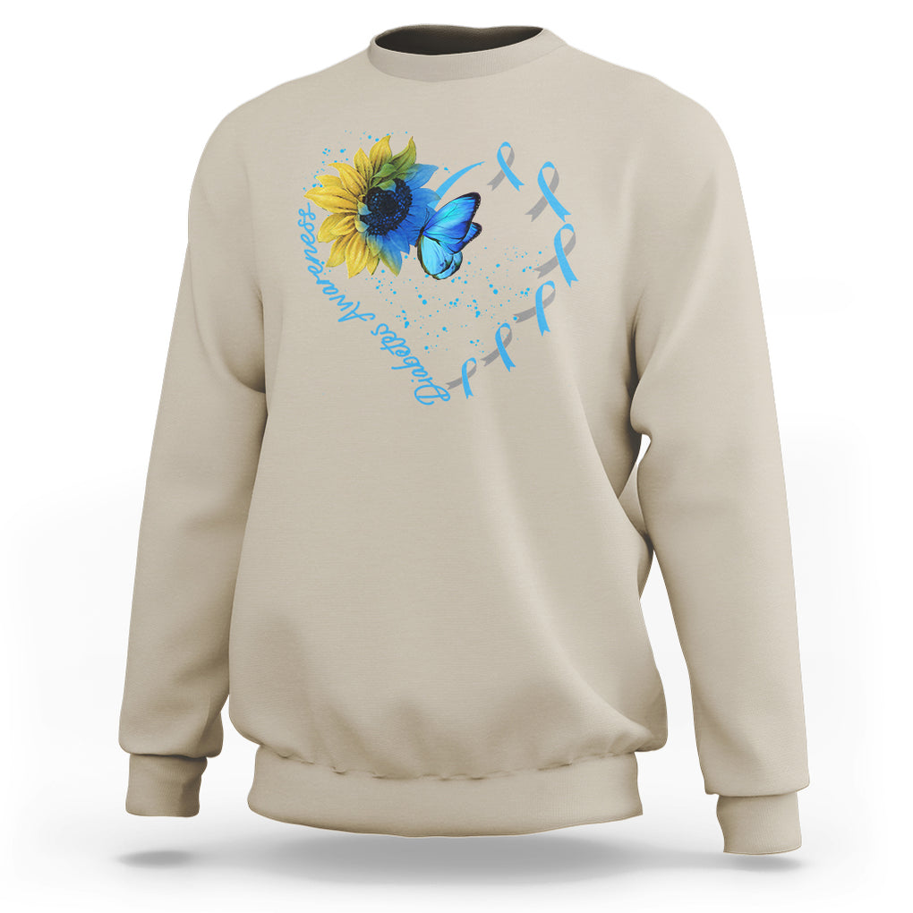 Diabetes Sunflower Shirt Type 1 Sweatshirt TS09 Sand Printyourwear