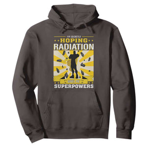 Chemotherapy Awareness Hoodie Radiation Gives Me Superpowers TS09 Dark Chocolate Print Your Wear