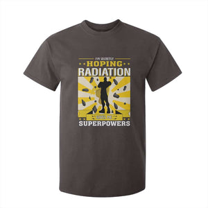 Chemotherapy Awareness T Shirt For Kid Radiation Gives Me Superpowers TS09 Dark Chocolate Print Your Wear