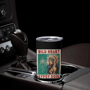 Native American Tumbler Cup Wild Heart Gypsy Soul Women TS09 Print Your Wear
