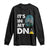 Saint Lucia Long Sleeve Shirt It's In My DNA Beautiful Beach TS09 Black Print Your Wear
