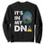 Saint Lucia Sweatshirt It's In My DNA Beautiful Beach TS09 Black Print Your Wear