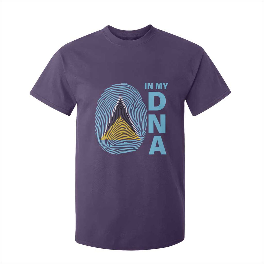 Saint Lucia It's In My DNA T Shirt For Kid TS09 Purple Print Your Wear