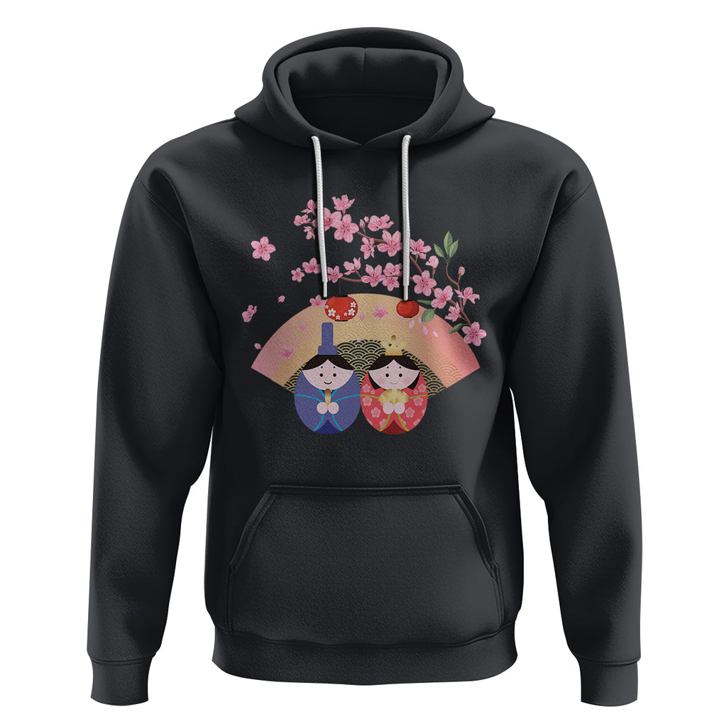Hina Matsuri Hoodie Japanese Doll Festival Japan Girl's Day TS09 Black Printyourwear
