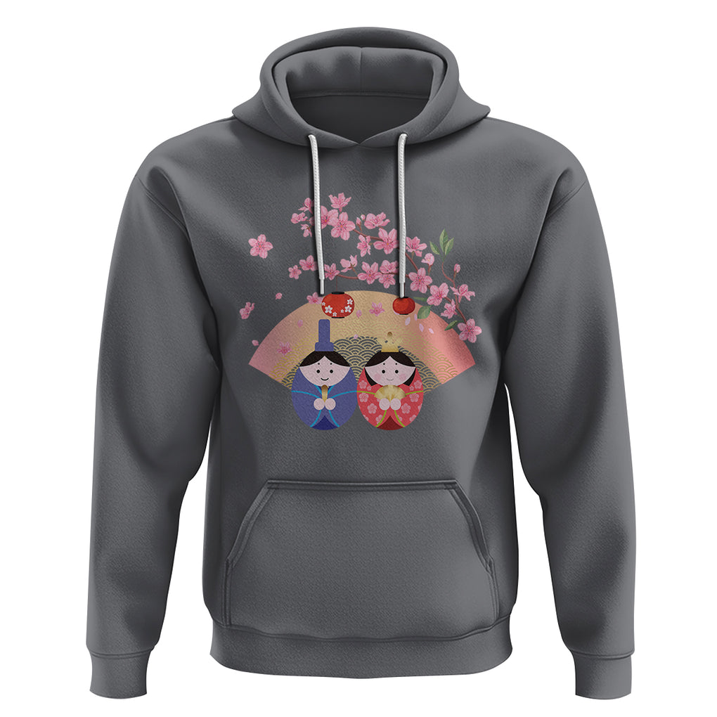 Hina Matsuri Hoodie Japanese Doll Festival Japan Girl's Day TS09 Charcoal Printyourwear