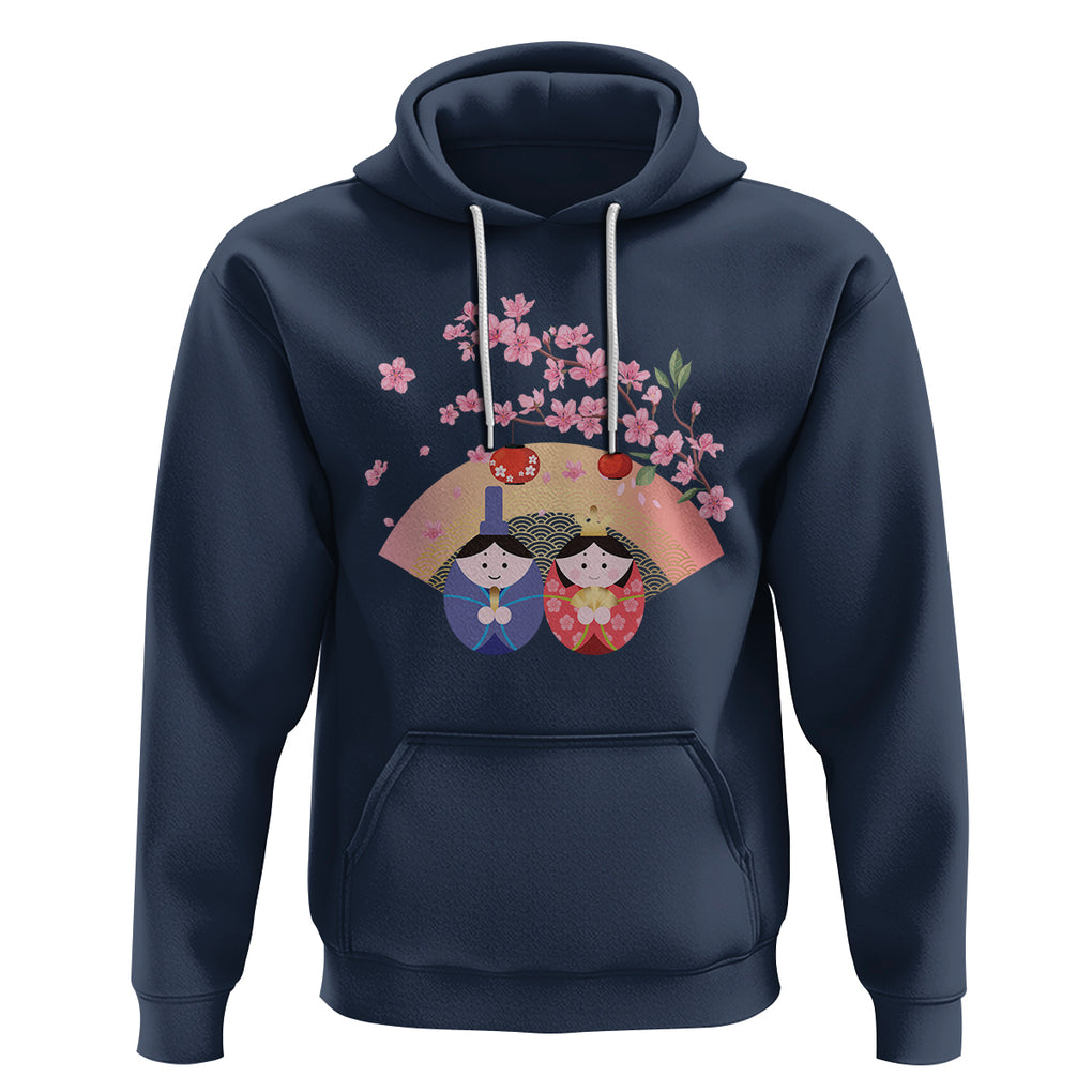 Hina Matsuri Hoodie Japanese Doll Festival Japan Girl's Day TS09 Navy Printyourwear