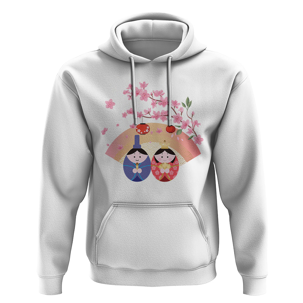 Hina Matsuri Hoodie Japanese Doll Festival Japan Girl's Day TS09 White Printyourwear