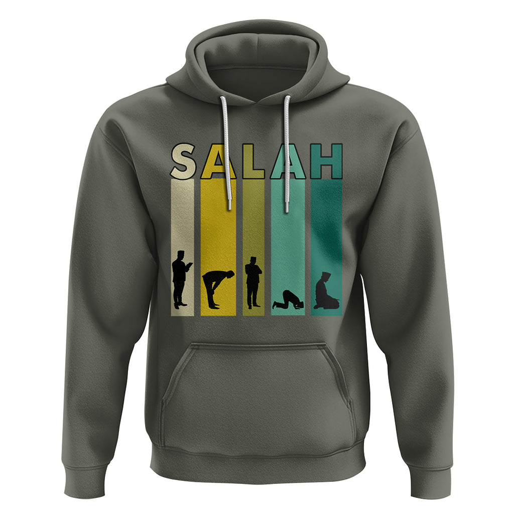 Islam Hoodie Salah Prayer Muslim Ramadan Kareem Islamic TS09 Military Green Printyourwear