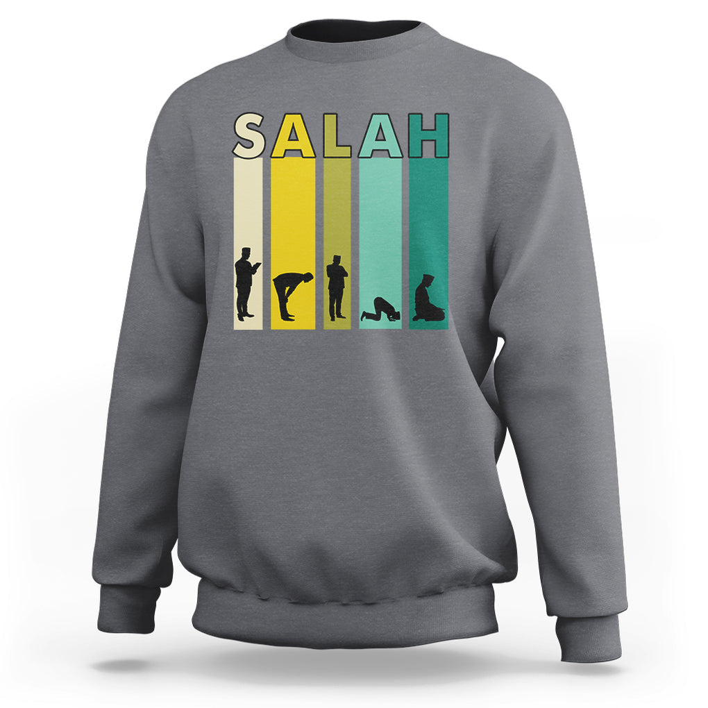 Islam Sweatshirt Salah Prayer Muslim Ramadan Kareem Islamic TS09 Charcoal Printyourwear