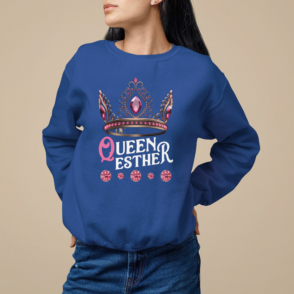 Purim Holiday Sweatshirt Queen Esther Jewish Israel Feast TS09 Royal Blue Printyourwear