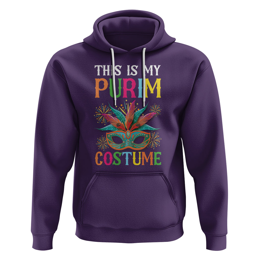 This Is My Purim Costume Jewish Israel Feast Hoodie TS09 Purple Printyourwear