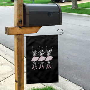Funny Halloween Skeleton Ballet Dancing Ballerina Garden Flag TS09 Print Your Wear