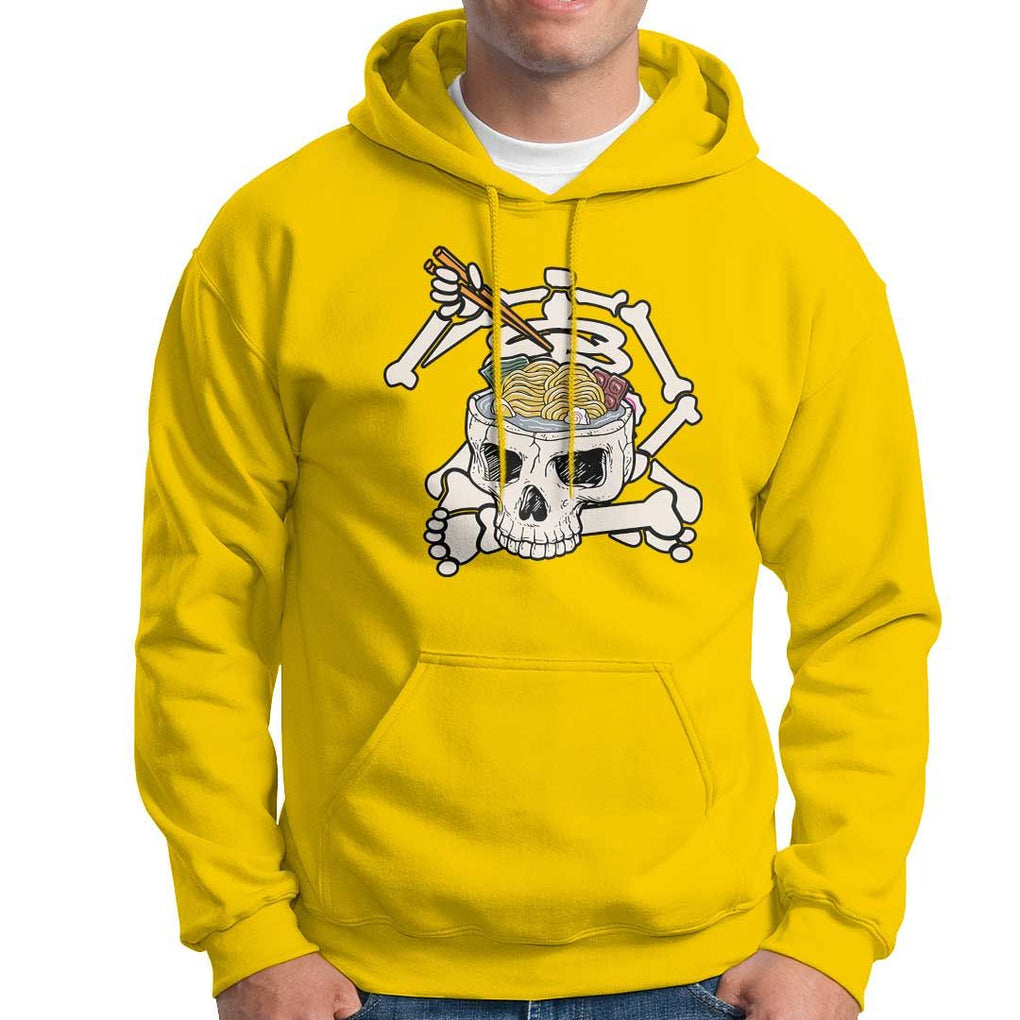 Food Lover Hoodie Skeleton Eating Ramen Japanese Noodle TS09 Daisy Print Your Wear