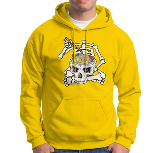 Food Lover Hoodie Skeleton Eating Ramen Japanese Noodle TS09 Daisy Print Your Wear