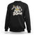 Food Lover Sweatshirt Skeleton Eating Ramen Japanese Noodle TS09 Black Print Your Wear