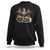 Halloween Gymer Sweatshirt Make It Happen Skeleton Deadlift Fitness Gym TS09 Black Print Your Wear