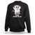 Halloween Sweatshirt MOO Get Out My Hay Cow Boo Ghost TS09 Black Print Your Wear