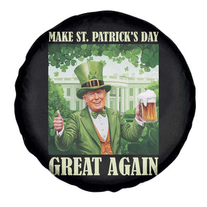 Funny Trump Make St. Patrick's Great Again Spare Tire Cover Shamrock Daddy's Home TS09 Print Your Wear