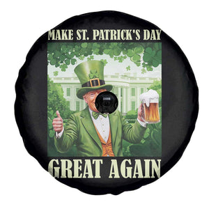 Funny Trump Make St. Patrick's Great Again Spare Tire Cover Shamrock Daddy's Home TS09 Print Your Wear