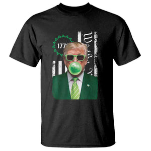 Funny Trump St. Patrick's Day T Shirt Trump Green Bubble Gum Anerica Flag TS09 Black Print Your Wear