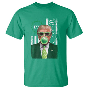 Funny Trump St. Patrick's Day T Shirt Trump Green Bubble Gum Anerica Flag TS09 Irish Green Print Your Wear